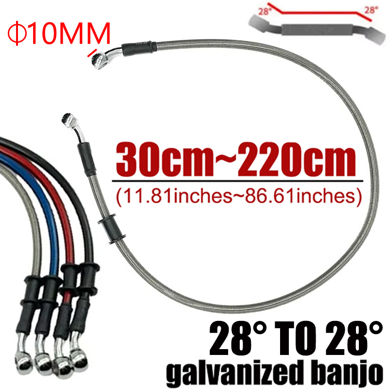 Motorcycle Brake Cable - Gümüş 30cm - 220cm 28 °
