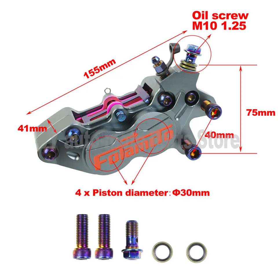 Arazi Araçları için Modifiye E - Brake Caliper incelemesi ve fiyatı