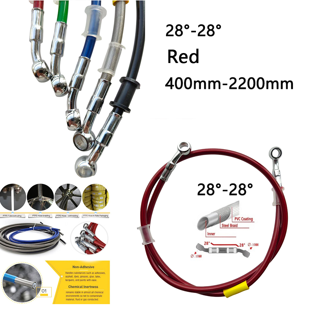 28-28 Kırmızı Evrensel Motosik - Brake Line Motorcycle incelemesi ve fiyatı